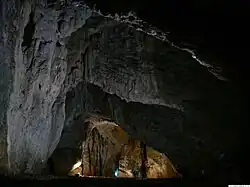 Interior of Bacho Kiro cave