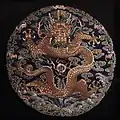 Zhenglong (5-clawed) in a roundel