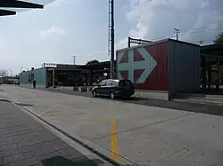 Station frontage