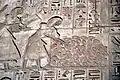 Medinet Habu – the severed hands of the defeated enemies