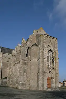 The church in La Chapelle-Saint-Laurent