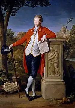 Portrait of Francis Basset on the Grand Tour in Rome, 1778, Prado Museum