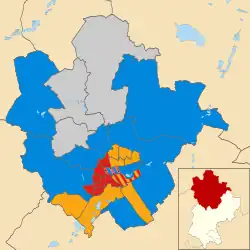 2011 results map
