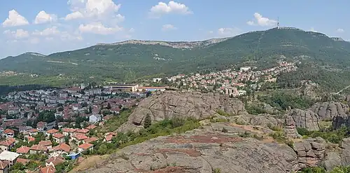 A view of the town