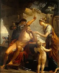 Il pianto di Ulisse, oil on canvas, Museo Civico di Modena