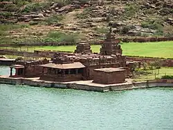Bhutanatha group of temples facing the Agasythya Tank