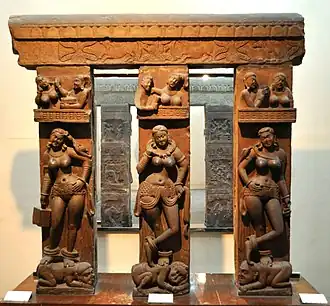 Bhutesvara Yakshis, reliefs from Mathura, 2nd century CE