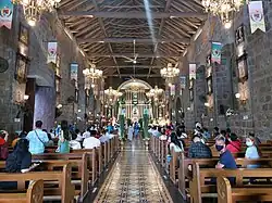 Church interior in 2021