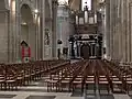 Interior view of the church