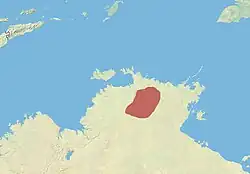 Map of range