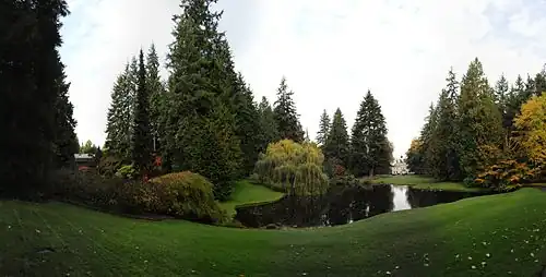 Panoramic view of a section of the reserve