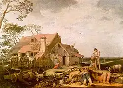 Landscape with Peasants Resting, 1650. Oil on canvas, 91 x 133&nbsp;cm. (Staatliche Museen, Berlin)