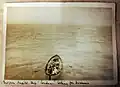 Boat from the hospital ship Soudan looking for survivors