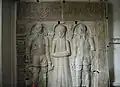The gravestone of Thale Ulfstand from late 1500s