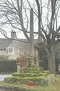 Base and shaft of Medieval cross