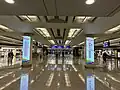 Branding on the LED lightbox at&nbsp; Hong Kong International Airport restricted area