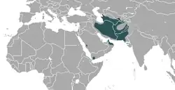 Map of range