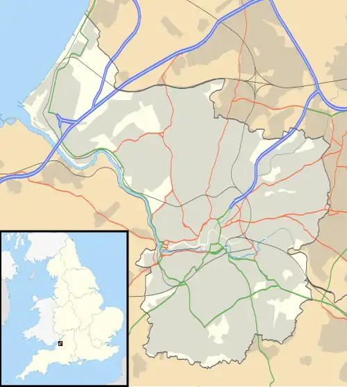 Avonmouth Bridge is located in Bristol