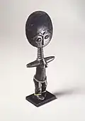 Doll (Akuaba); 20th century; 27.3 x 11.4 x 3.8&nbsp;cm (103⁄4 x 41⁄2 x 11⁄2 in.); Brooklyn Museum (New York City)