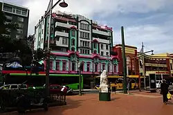 120 Courtenay Place with a restored façade. Settlers from China have been around Courtenay Place more than 150 years