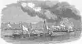 Burning of 27 captured junks