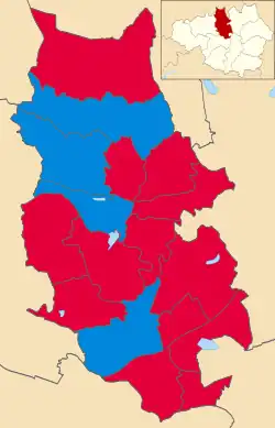 2011 results map