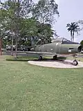 CAC Sabre of RMAF monument in Pekan, Pahang.