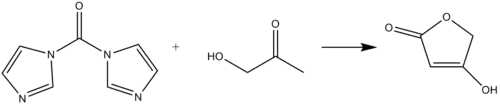 Tetronic acid formation