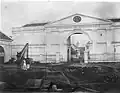 Entrance portal of "De ingangspoort" (Perseverance), Royal Factory Steam and other machines in the year 1857 by F.J.H. Baijer