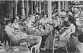 Kemayoran Airport restaurant in the 1950s.