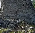 Detail of the probable chimney flue of the Swabian tower.