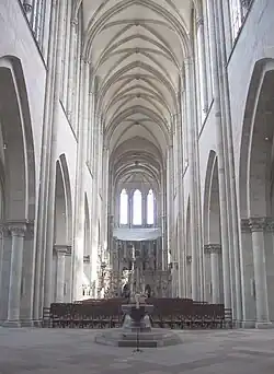 Image 3 Cathedral of Magdeburg Photo credit: Chris 73 The Cathedral of Magdeburg (known as Magdeburger Dom in German) is the first gothic cathedral in Germany and with a height of 104 m the highest cathedral in Eastern Germany. The current cathedral was constructed over the period of 300 years starting from 1209, and the completion of the steeples took place only in 1520. In 2004 a funding drive for a new organ that was started in 1997 was completed, collecting 2 Million Euro. The new organ has been ordered from a company near Potsdam, constructing a 36 ton instrument with 93 registers and approximately 5000 pipes. The construction is planned to be completed in 2007, and the new organ will hopefully be used for the first time in 2008.