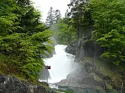 The Cerisey waterfall