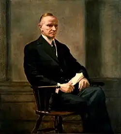Portrait of Calvin Coolidge by Charles S. Hopkinson, 1932
