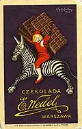 Chłopiec na zebrze, (Warsaw, 1926)