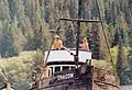 Thillman and Art Wallace aboard the Chacon being towed to Anchorage.