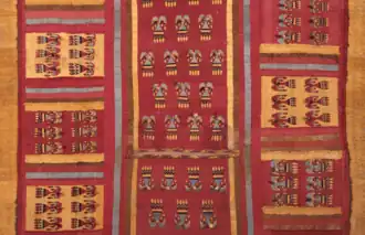 Chancay sleeved tunic with flying condors