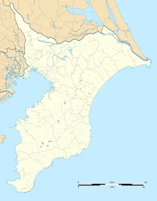 NRT/RJAA is located in Chiba Prefecture