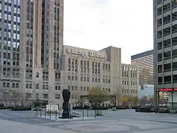 North end of Pioneer Court