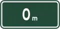 0 metres ahead