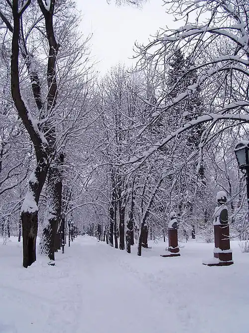 Image 3A view of Chişinău in winter, 2006