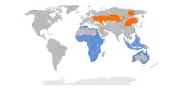 Map of range
