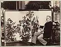 Gustave Popelin, Claudius Popelin-Ducarre, seated, painting, photograph, Paris, Musée d'Orsay.