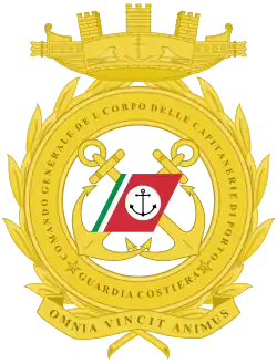 Coat of arms of the Italian Coast Guard Headquarters