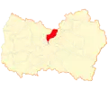 Map of Coltauco in the O'Higgins Region