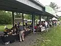 Cook's Market at the gardens.