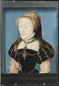 Gabrielle de Rochechouart by Corneille de Lyon at The Musée Condé[16]