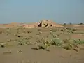 Corner of upper enclosure of Kazakl'i-yatkan