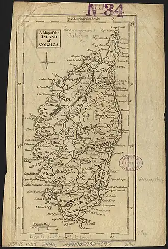 Corsica in 1757