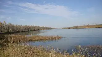 Missouri River at Cross Ranch State Park.
